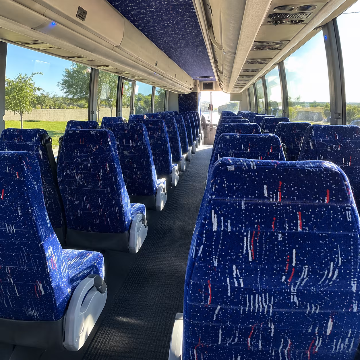 san mateo charter bus interior
