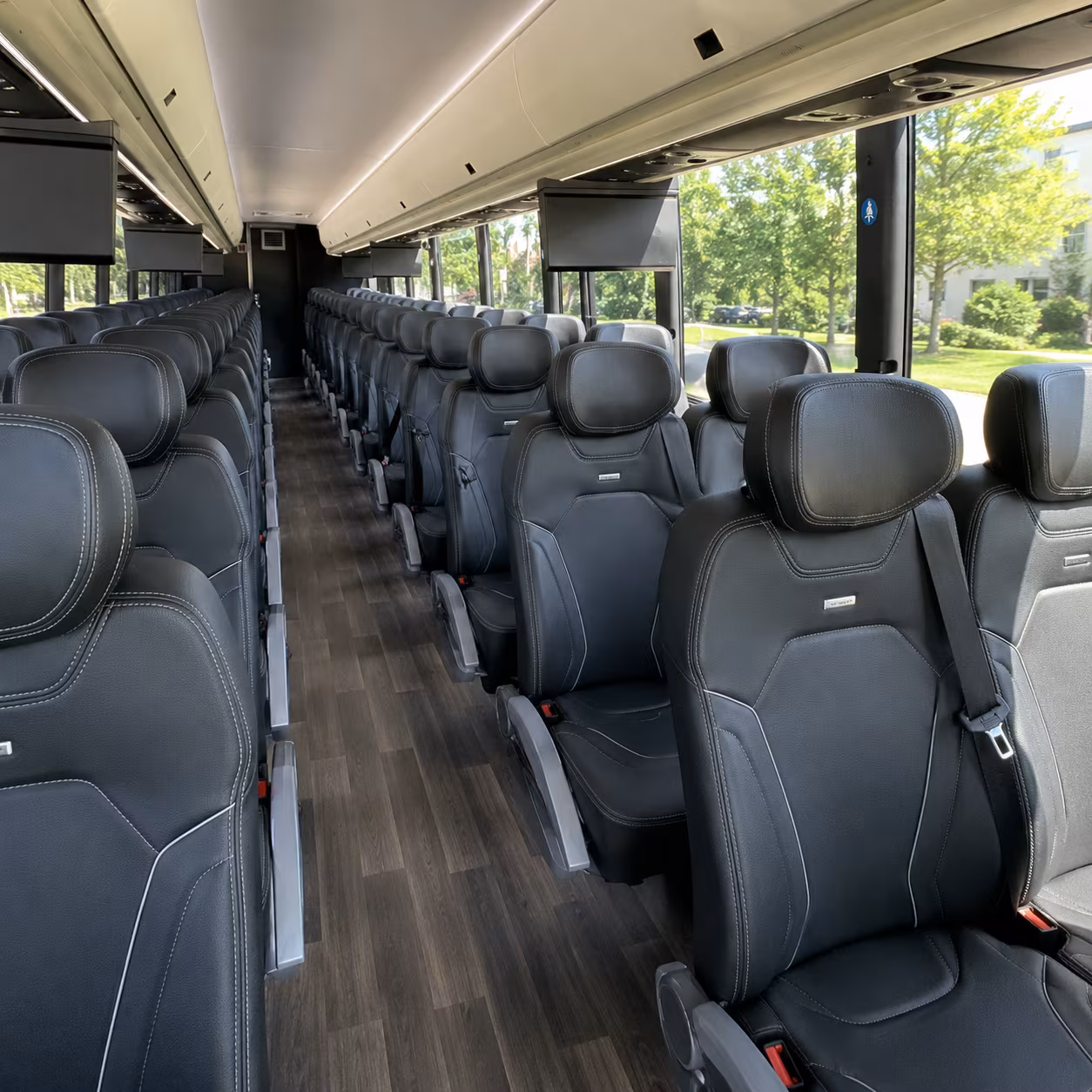 san mateo corporate event transportation onboard seating