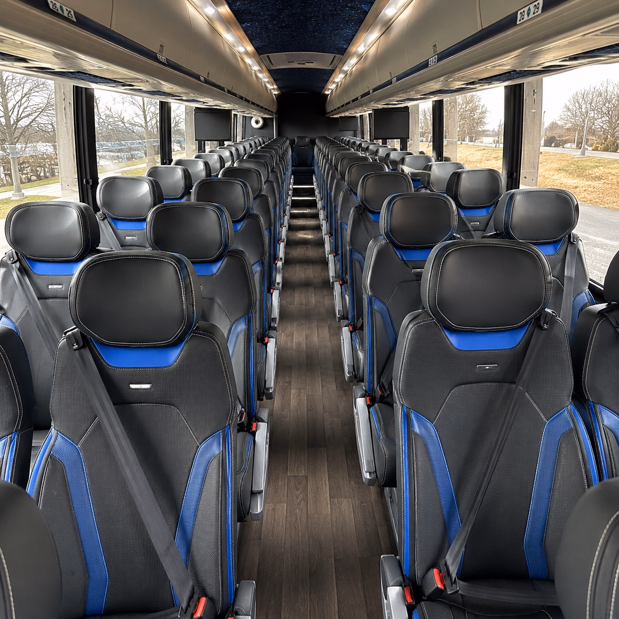 san mateo prom transportation onboard seating