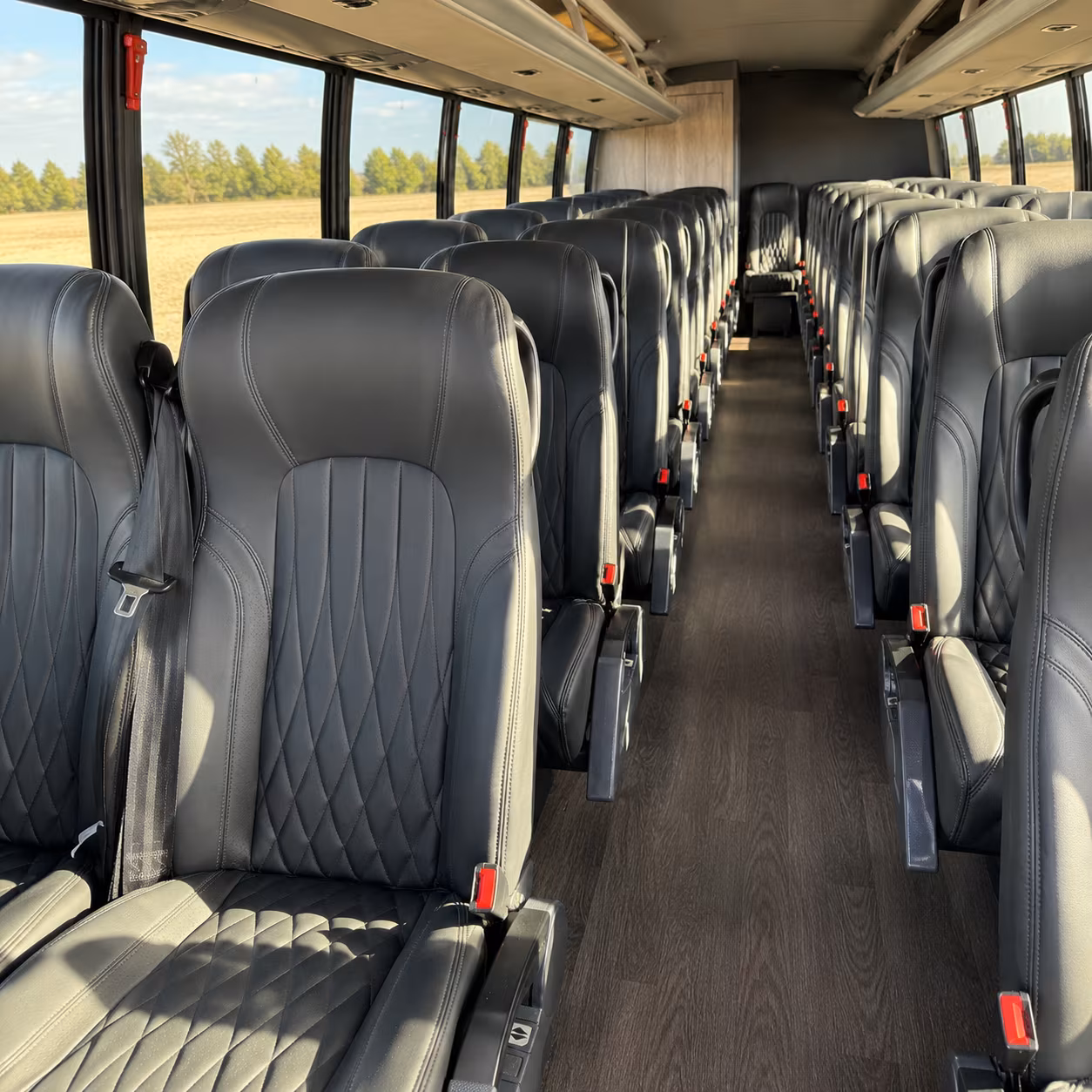 san mateo religious group transportation onboard seating